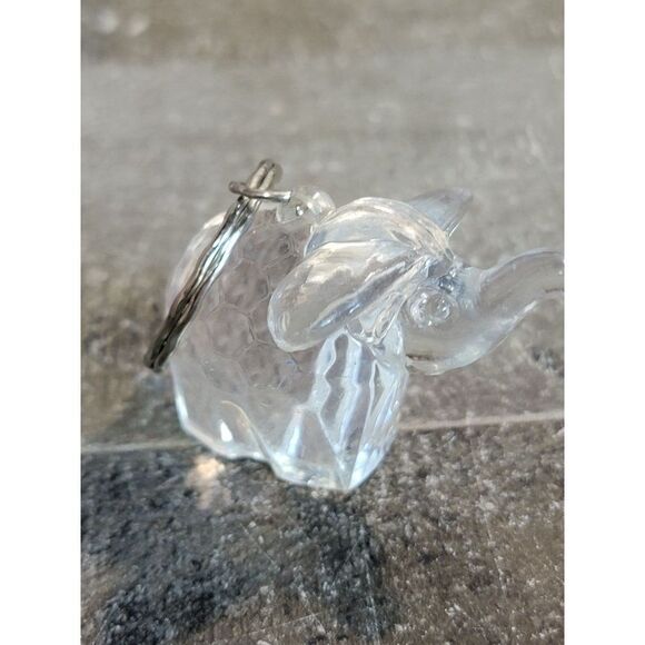 Clear elephant keychains toy figure accessory - Picture 2 of 6